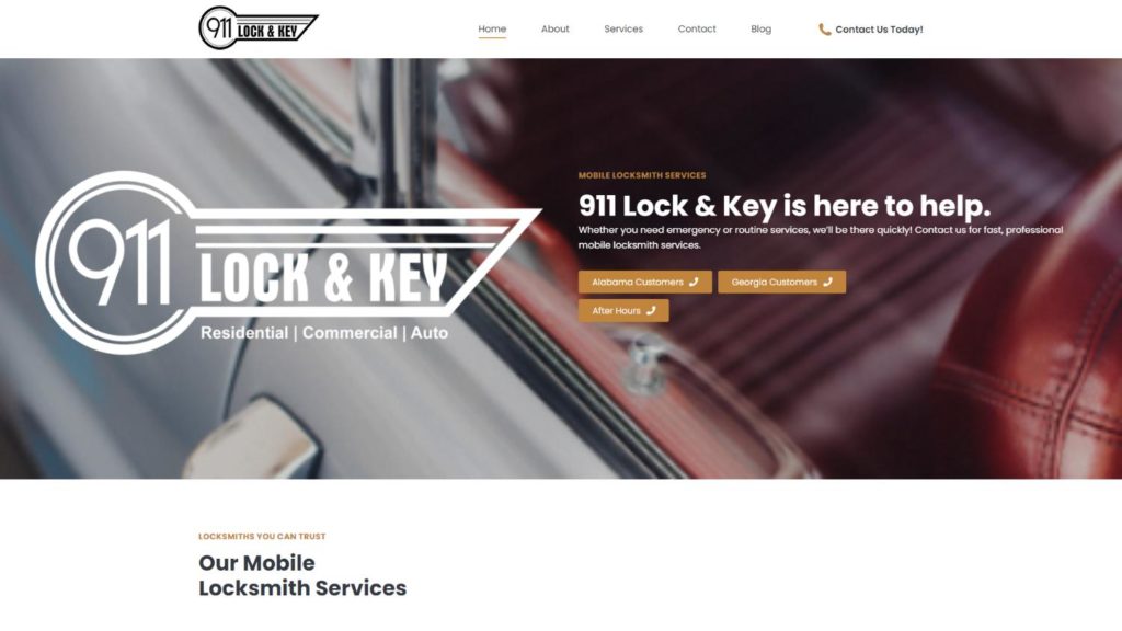 911 Lock & Key feature